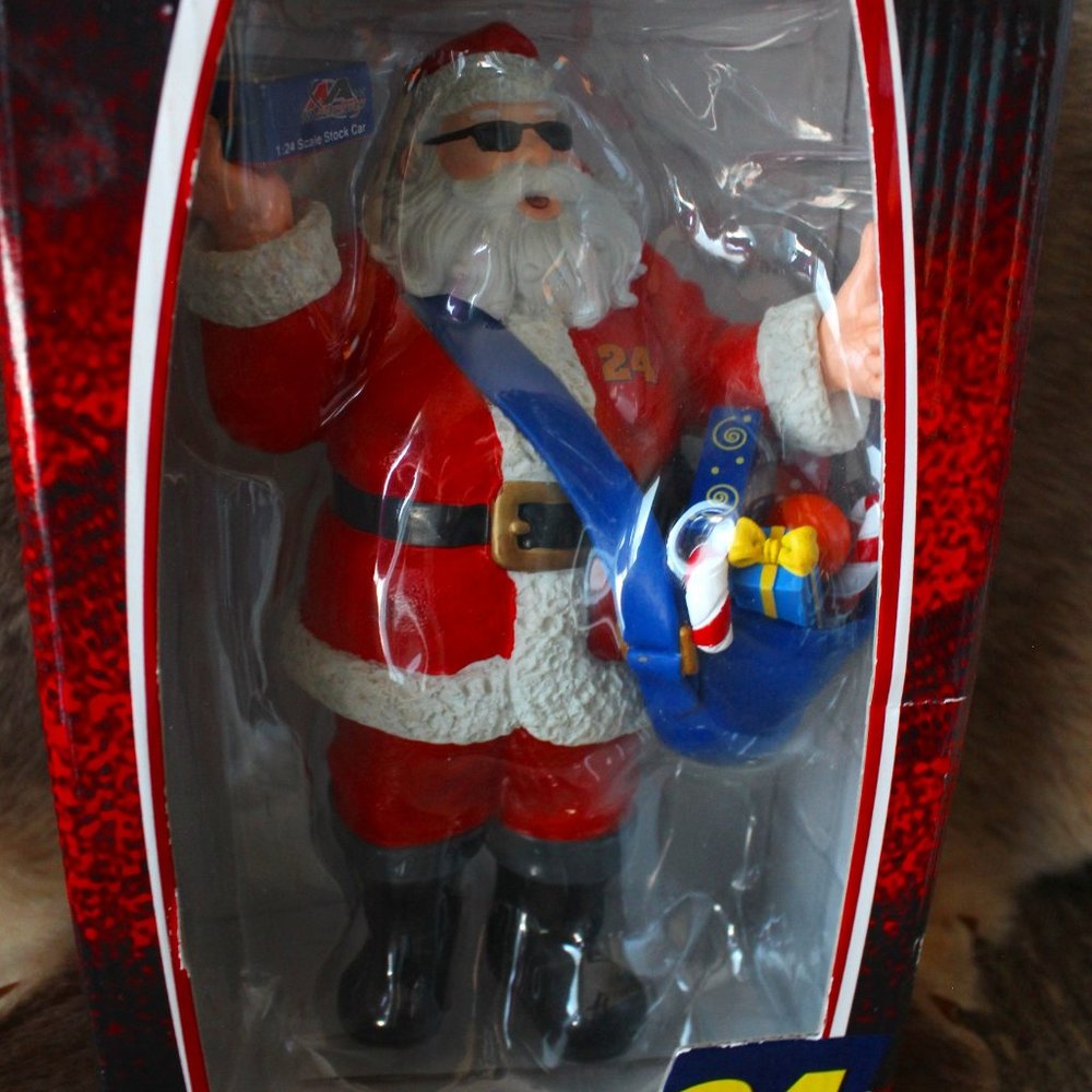 2007 Trevco Nascar #24 Jeff Gordon Christmas Santa Figurine New In Box